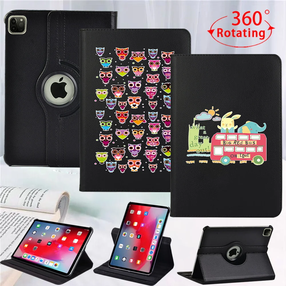 

Smart Stand Cover for Apple IPad Pro 11"/IPad Pro (2015) 9.7"/ Pro (2017) 10.5" 360 Rotating Tablet Case with Wake-up Function