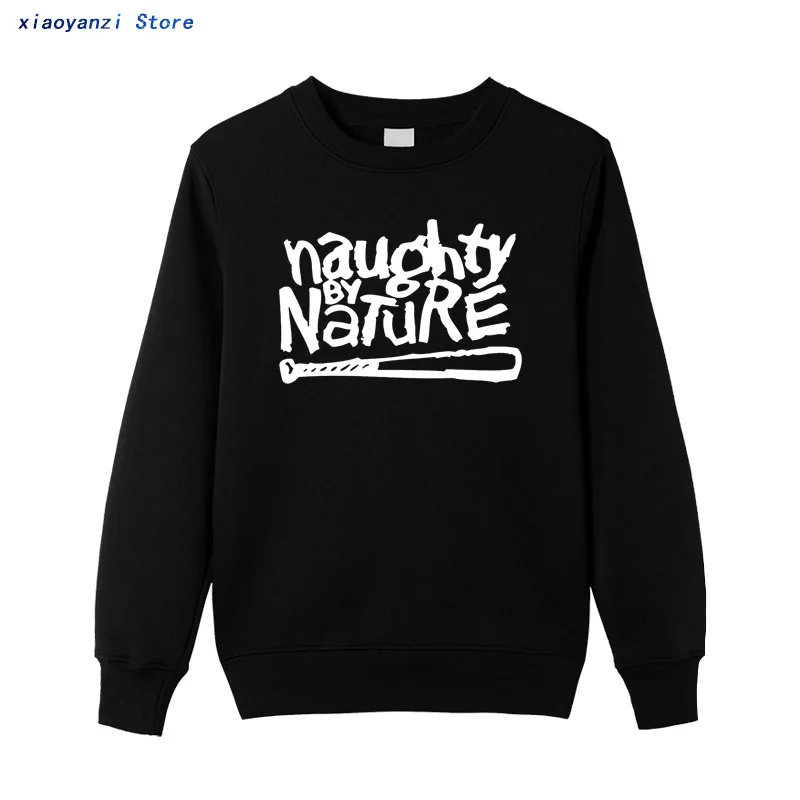 

Толстовка Naughty By Nature, в стиле хип-хоп, рэп, скейтбординг, музыкальная группа 90-х, для мальчиков и девочек, черные хлопковые толстовки, пуловеры