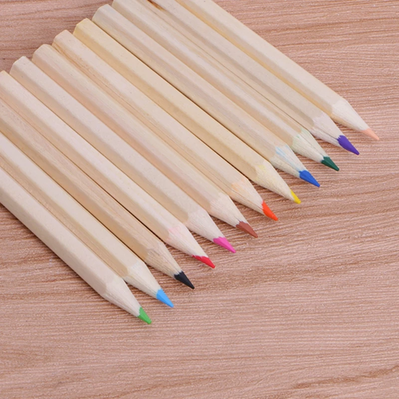 12 шт. в упаковке Цветные карандаши упакованы стильная футболка с изображением