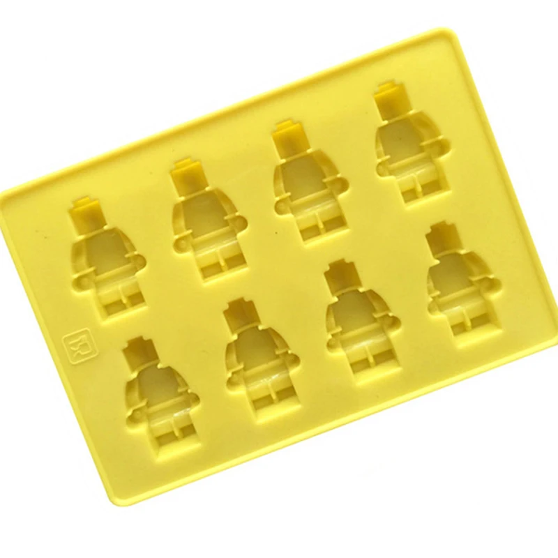 3D форма для изготовления кубиков льда робот помадка украшения торта шоколадные