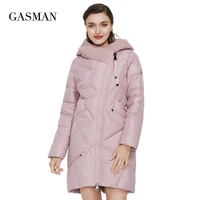 gasman 2021 new winter jacket womens hooded warm long thick coat hooded parka female warm collection down jacket plus size 1702