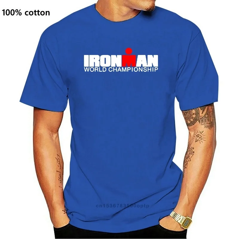 

Новая мужская черная футболка для триатлона IRONMAN, размеры от S до 3XL