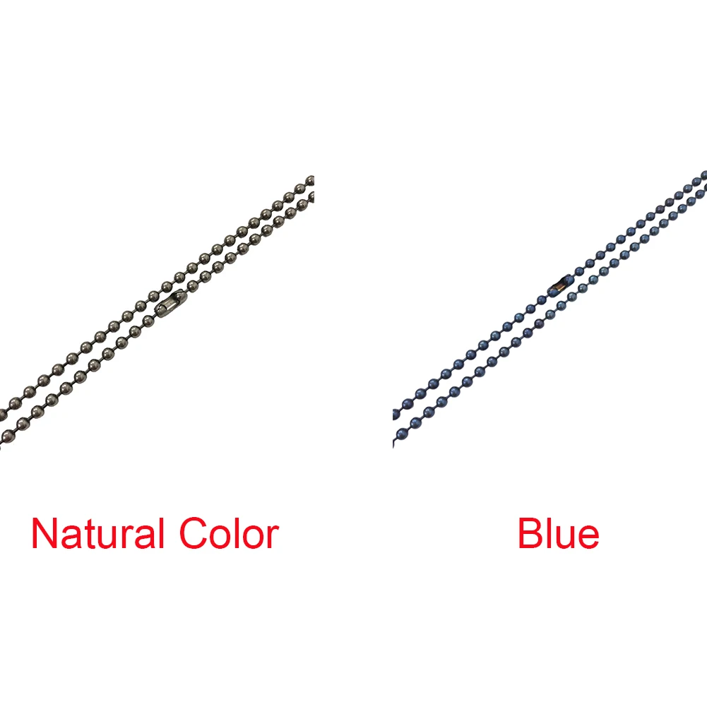 3 мм чистая титановая бусина цепь Сверхлегкий DIY ожерелье Rustproof мяч аксессуары