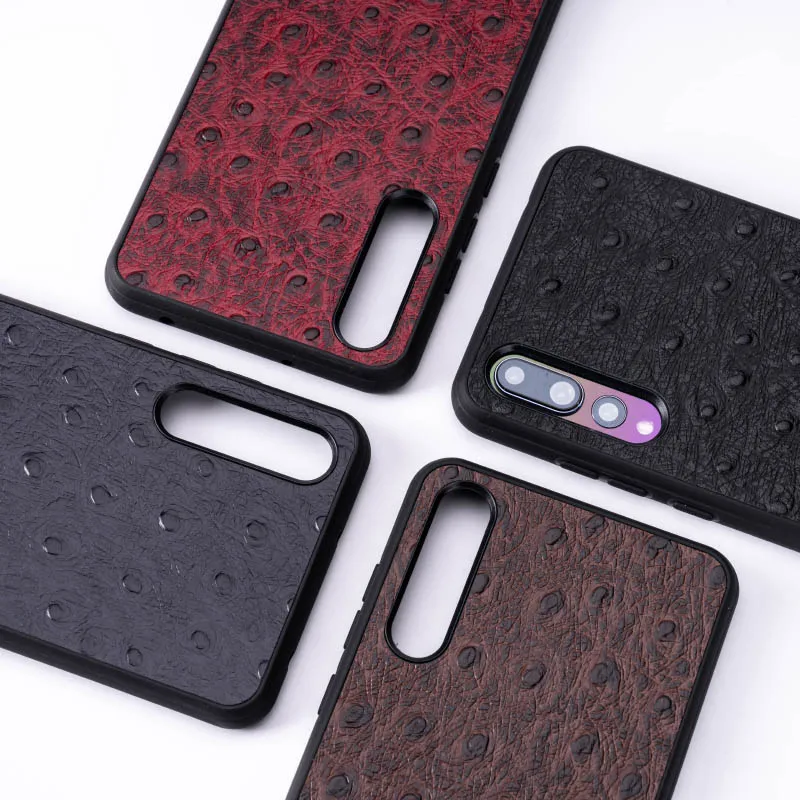 Ostrich Skin Phone Case For Huawei Mate 20 10 9 Pro P10 P20 Lite Soft TPU Edge Cover Honor 8X Max Nova 3 3i Capa | Мобильные