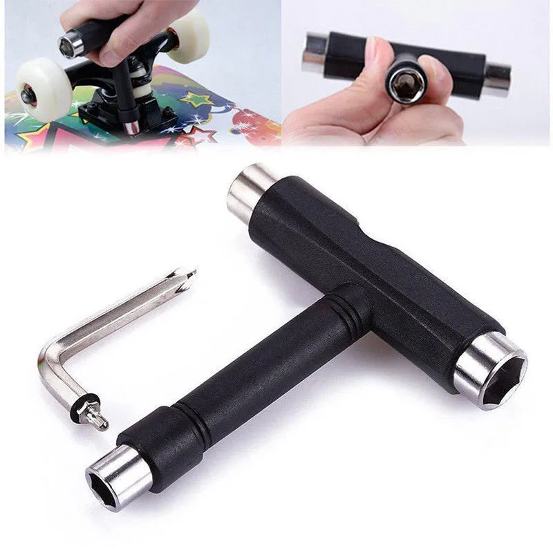 

Repair Skateboard Wrench Sockets Tightening Screws Nuts Bolts Wheels Bearings Tools Longboard Skateboards Accessories