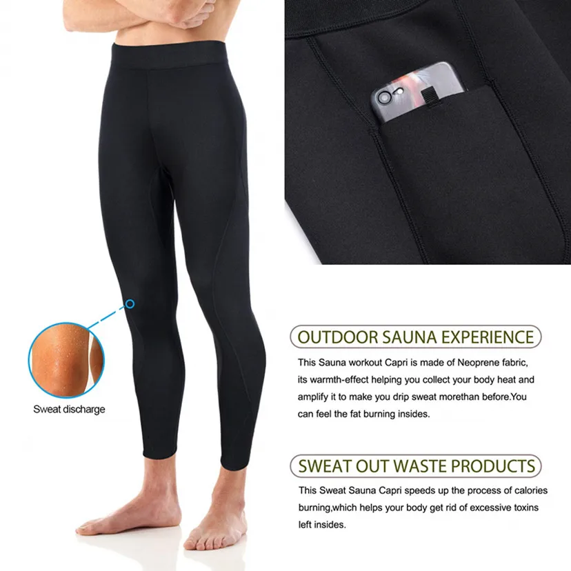 Slimming Pants Control Panties Men Waist Trainer Body Shaper Slimming Shirt Shapewear Corset Thermo Neoprene Sweat Sauna Suits