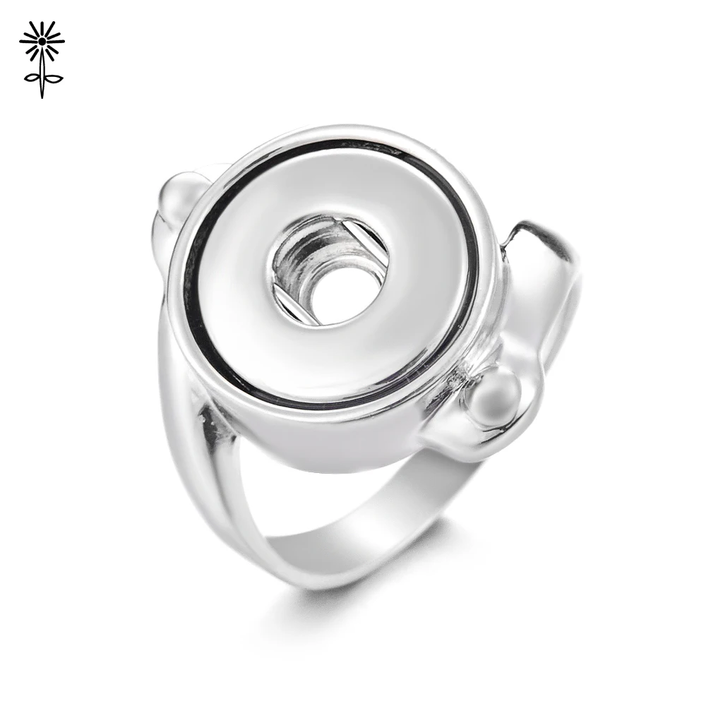 Металлическая застежка кнопка кольцо со сменным Поппером сделай сам ювелирные