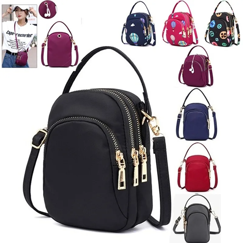 

Universal Waterproof Mobile Phone Bag Shoulder Wallet Bag Casual Cover Phone Pouch Pocket Outdoor Handbag