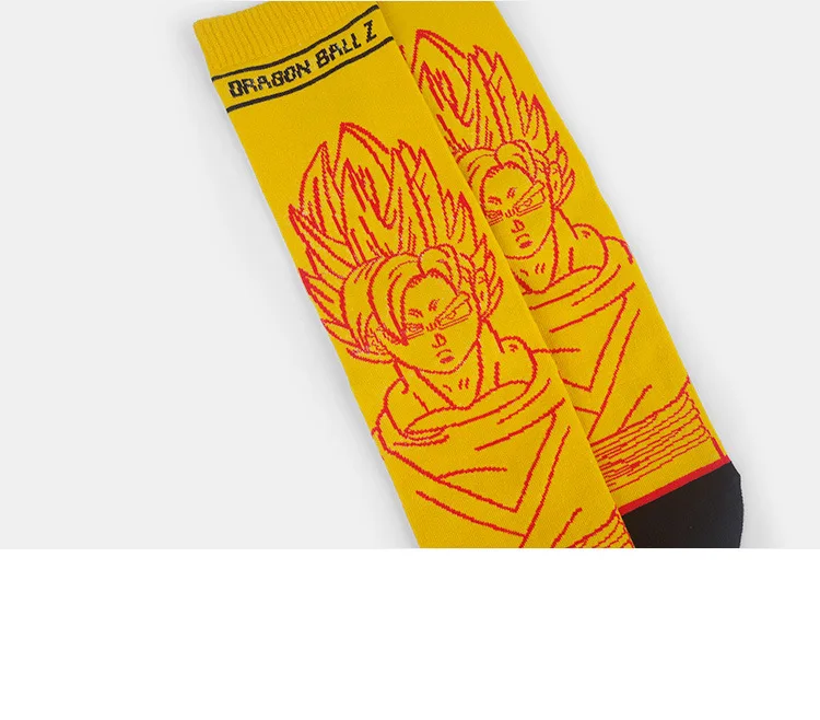 Новинка; аниме «Жемчуг дракона» мячей Zetto Son Goku Косплей Аксессуары Super Saiyan Kakarotto детские чулки для взрослых носки до лодыжки хлопковые носки