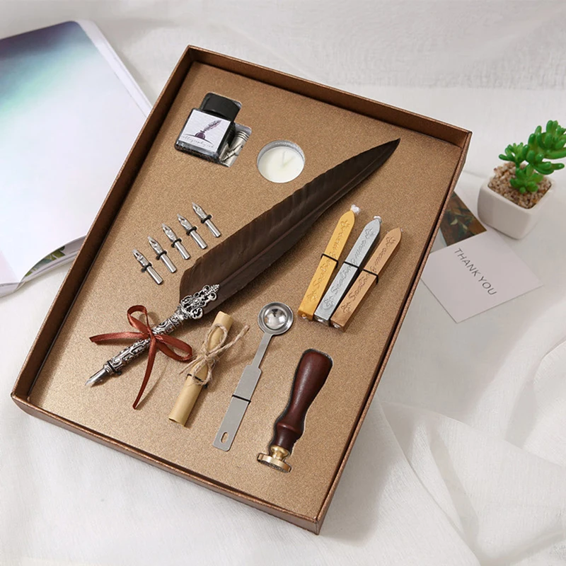 1 комплект перьевая ручка карандаш для письма|Сувениры вечеринок| |