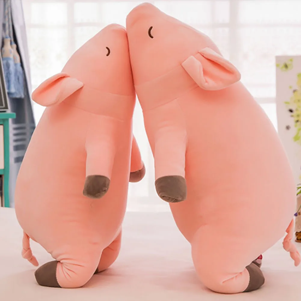 1 шт. 40/50 см розовый мягкий милый плюшевый игрушка Kawaii свинья кукла стиль мягкая подушка ребенок девочка подарок детская подушка для сна