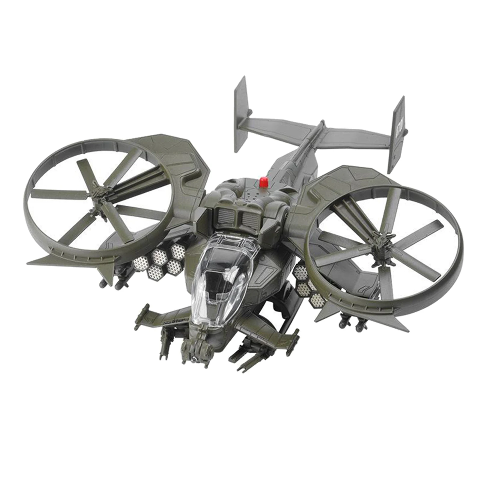 

1:48 Scale Helicopter Model Gunship Aircraft Statue Toys for Kids