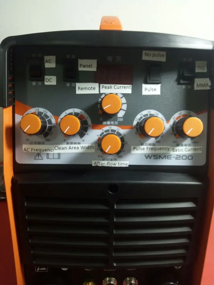 WSME 200 TIG AC DC 200P сварочный аппарат из алюминия 220V Brand new RH|pulse welding machine|pulse weldingdc tig |