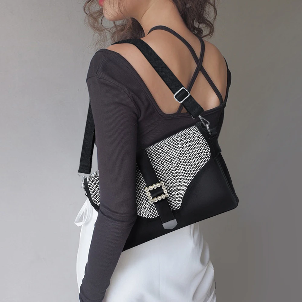 Стильные женские сумки через плечо из водонепроницаемого нейлона модная сумочка