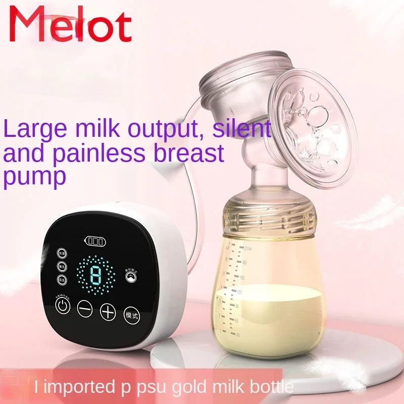 

Breast Pump Large Suction Mute Electric Milker Painless Lactagogue Massage Maternal Automatic Breast Pump