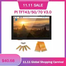PITFT50 V2.0 Raspberry Pi LCD 5 Inch 800*480 Display DSI Octoprint For Raspberry Pi 4/3 3B+/2B/A 3D Printer Parts