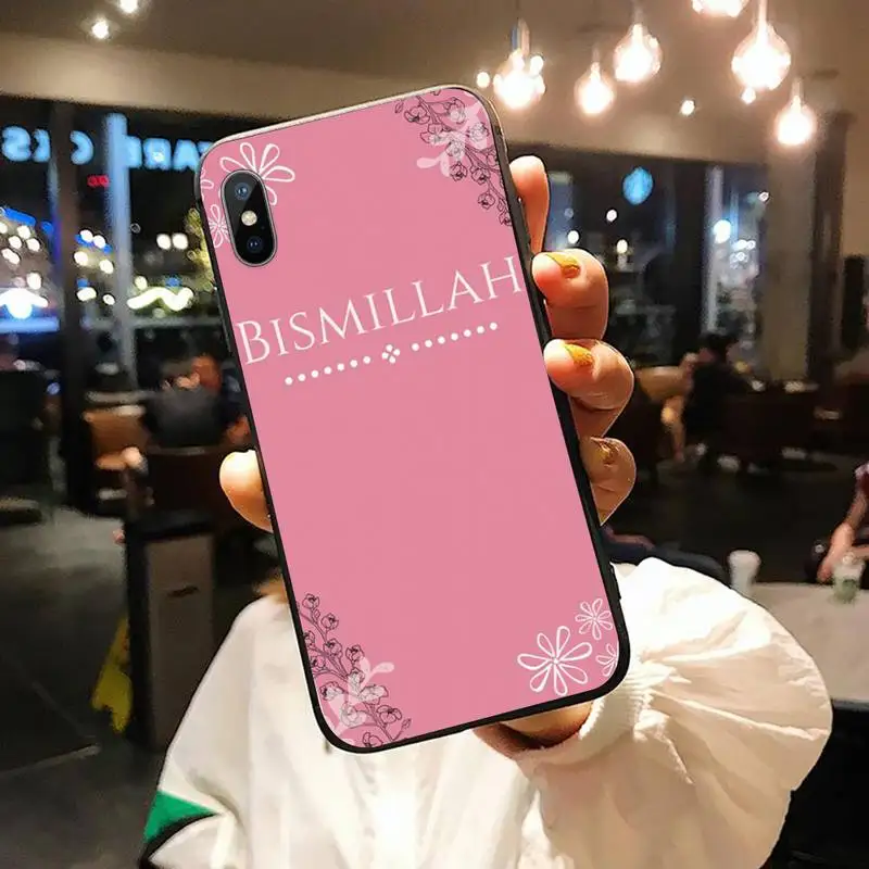

Islamic Muslim Bismillah art design high quality Phone Case funda for iPhone 11 12 pro XS MAX 8 7 6 6S Plus X 5S SE 2020 XR