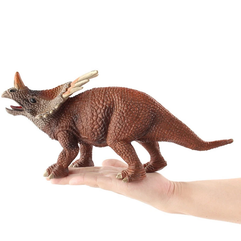 

2Pcs Big Size Jurassic Wild Life Plastic Play Toys Dinosaur Model, Styracosaurus Dinosaur Toy & Plesiosaur Dinosaur Toy