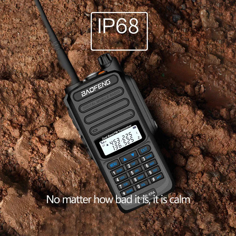 

Baofeng BF9R-ERA Walkie Talkie IP68 Waterproof Dual Band VHF/UHF Two Way Ham Radio Station Handheld Walkie Talkie
