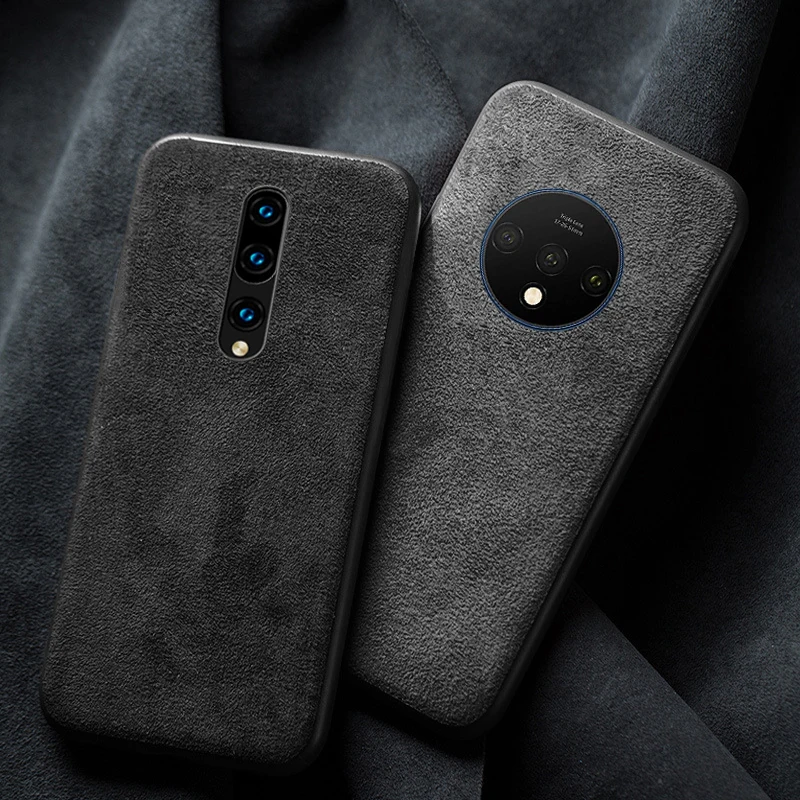 Чехол из натуральной коровьей замши для Oneplus Nord N10 8T 8 7 Pro 7T 6 T противоударный