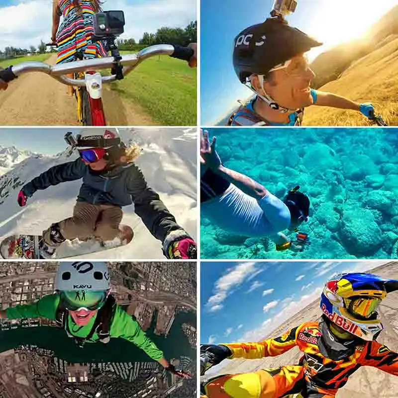 Набор аксессуаров для крепления на велосипед 24 в 1 камер GoPro NEW HERO /HERO7 /6 /5 Session /4 /3 + /2