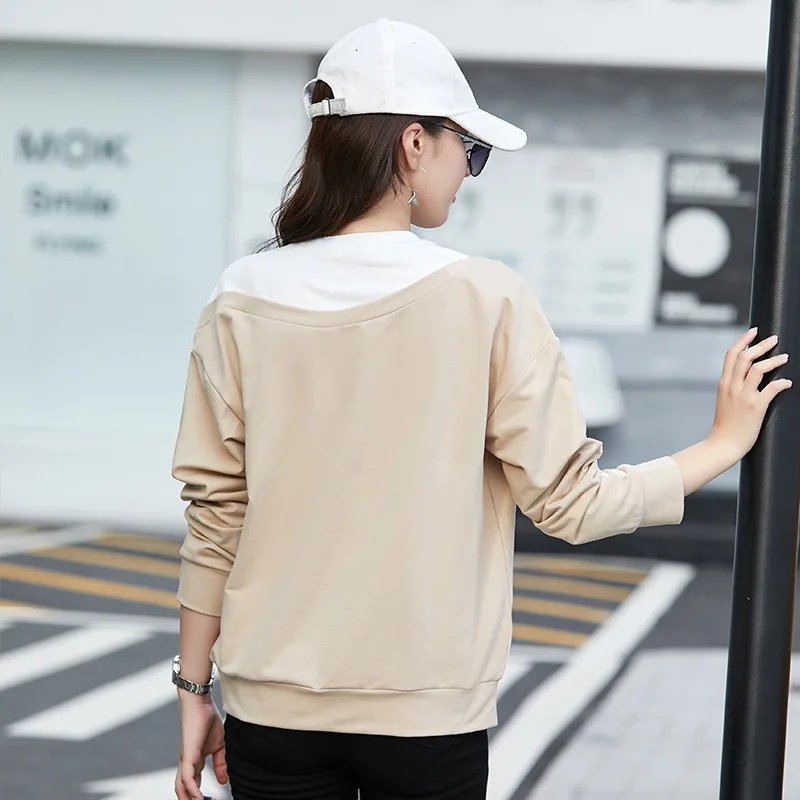 Цветные одинаковые худи с круглым вырезом и длинными рукавами из искусственной