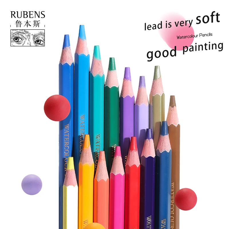 Набор цветных карандашей для рисования 12/24/36/48 цветов | Канцтовары офиса и дома