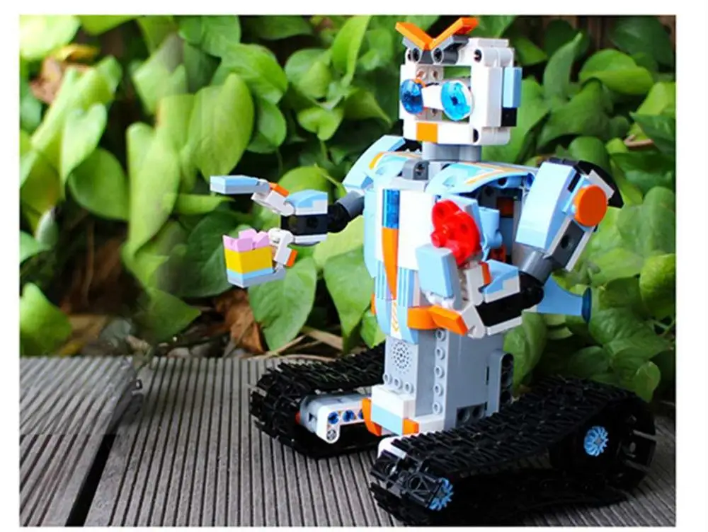 Робот-конструктор DIY сборщик робот приложение Двойной режим беспроводной пульт