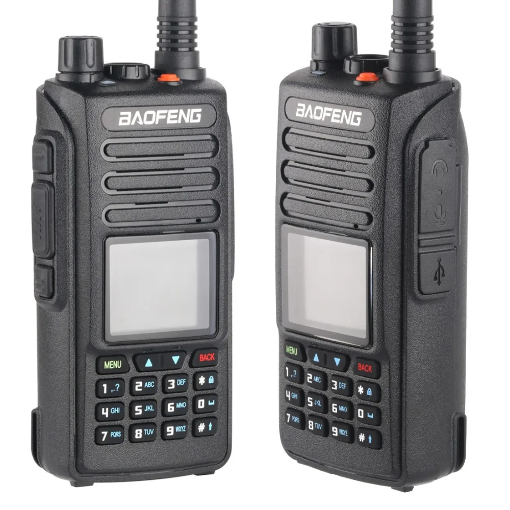 Baofeng DMR DM-1702(gps) рация VHF UHF Двухдиапазонная 137-174& 400-470MHz Dual Time slot Tier 1& 2 цифровое радио