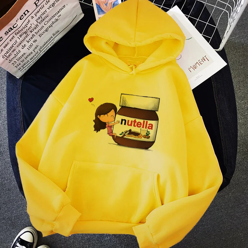 

Cute Cartoons Harajuku Pink Pullovers Casual Tops O-neck Women's Hooded Sweatshirt Student Casua Hoodie Pullovers Long Sleeves