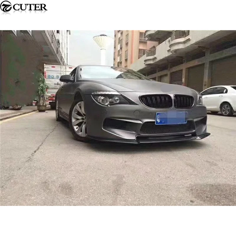 E63 E64 V стильный сплиттер переднего бампера из углеродного волокна для BMW 6 серии M6