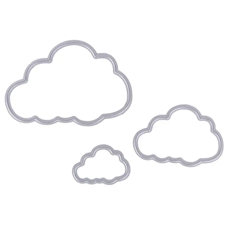 3 облака металлические высечки Металлические Скрапбукинг тиснение папка режущие