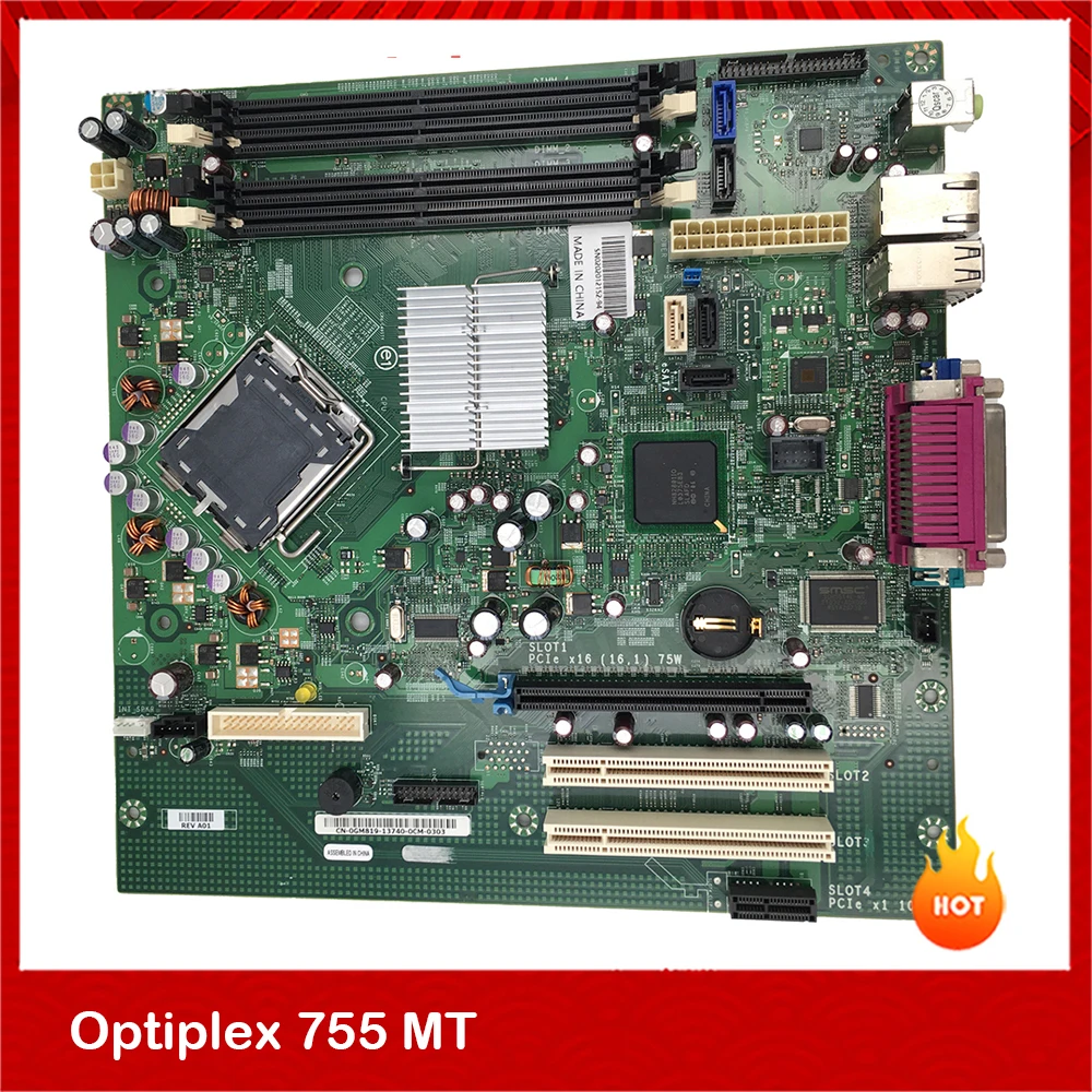 

Desktop Motherboard for Dell for Optiplex 755 MT 0GM819 GM819 JY065 0JY065 Y255C 0Y255C DDR2 LGA775 Q35 Test Before Shipment