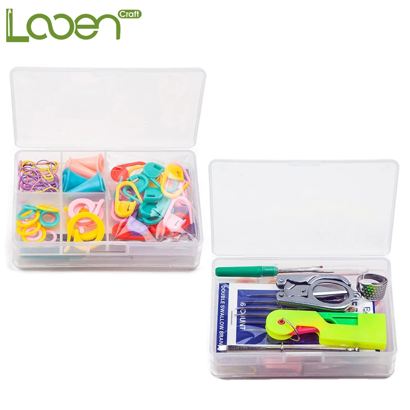 67 шт. бытовые Швейные аксессуары набор для вязания крючком аксессуаров двойные