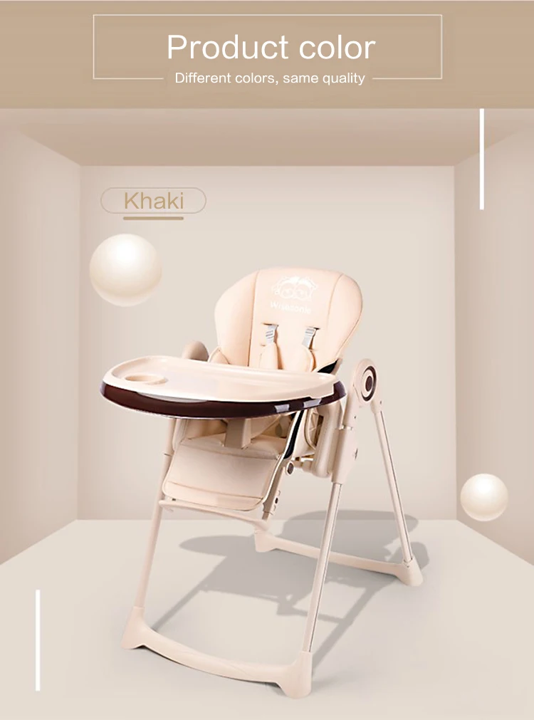 Wisesonle baby dining chair folding multi-functional portable child chair dining table dining table seat
