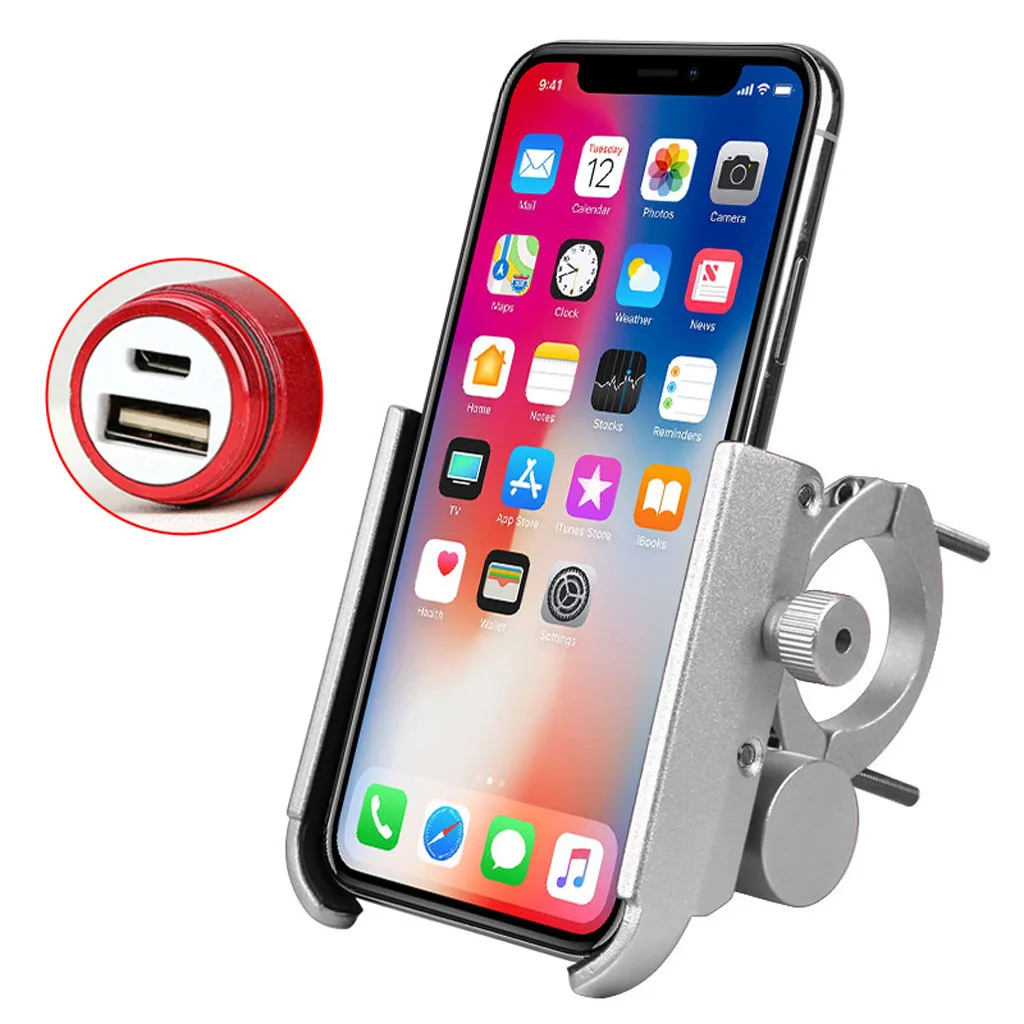 12v батарейка UPS 12vBike и Мотоцикл держатель смартфона крепление usb зарядка с 2000mah power Bank аккумулятор Аккумуляторная батарея - Цвет: B