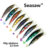 fishing lure 125mm abalone sinking minnow wobbler hard lure bass pike peche isca artificial bait tackle