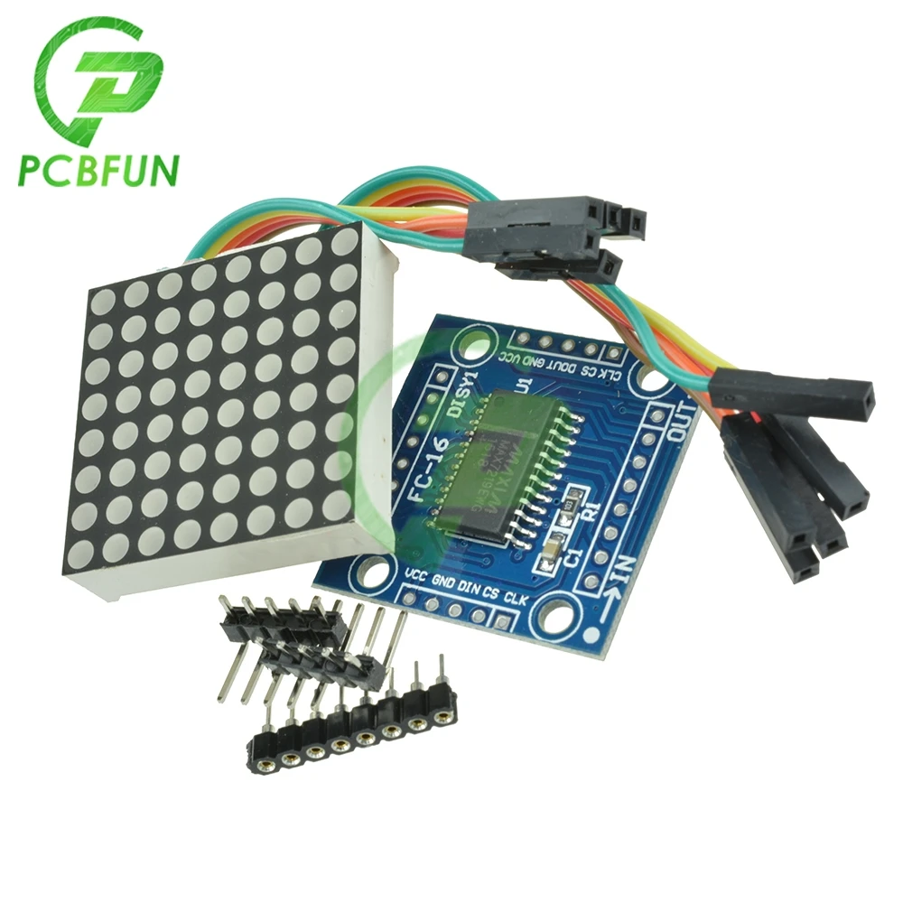 8x8 8*8 MAX7219 точечный модуль светодиодной матрицы MCU светодиодный управления