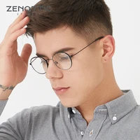 zenottic classic round glasses frame for men women fashion myopia prescription eyeglasses spectacle frames optical eyewear