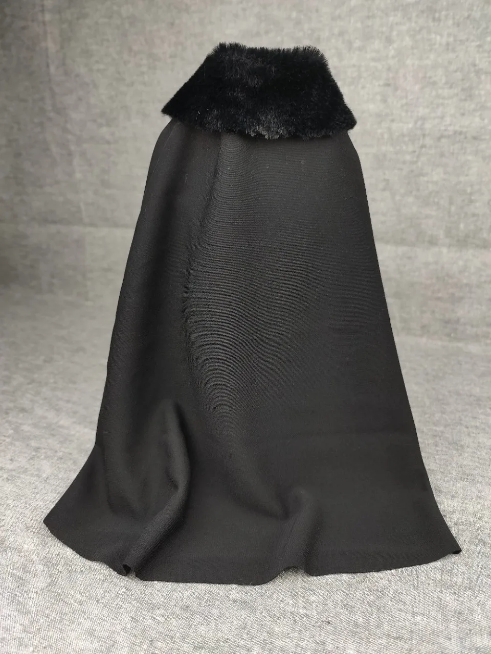 Масштаб 1:6 1/6 Высококачественный меховой воротник ручной работы накидка модель