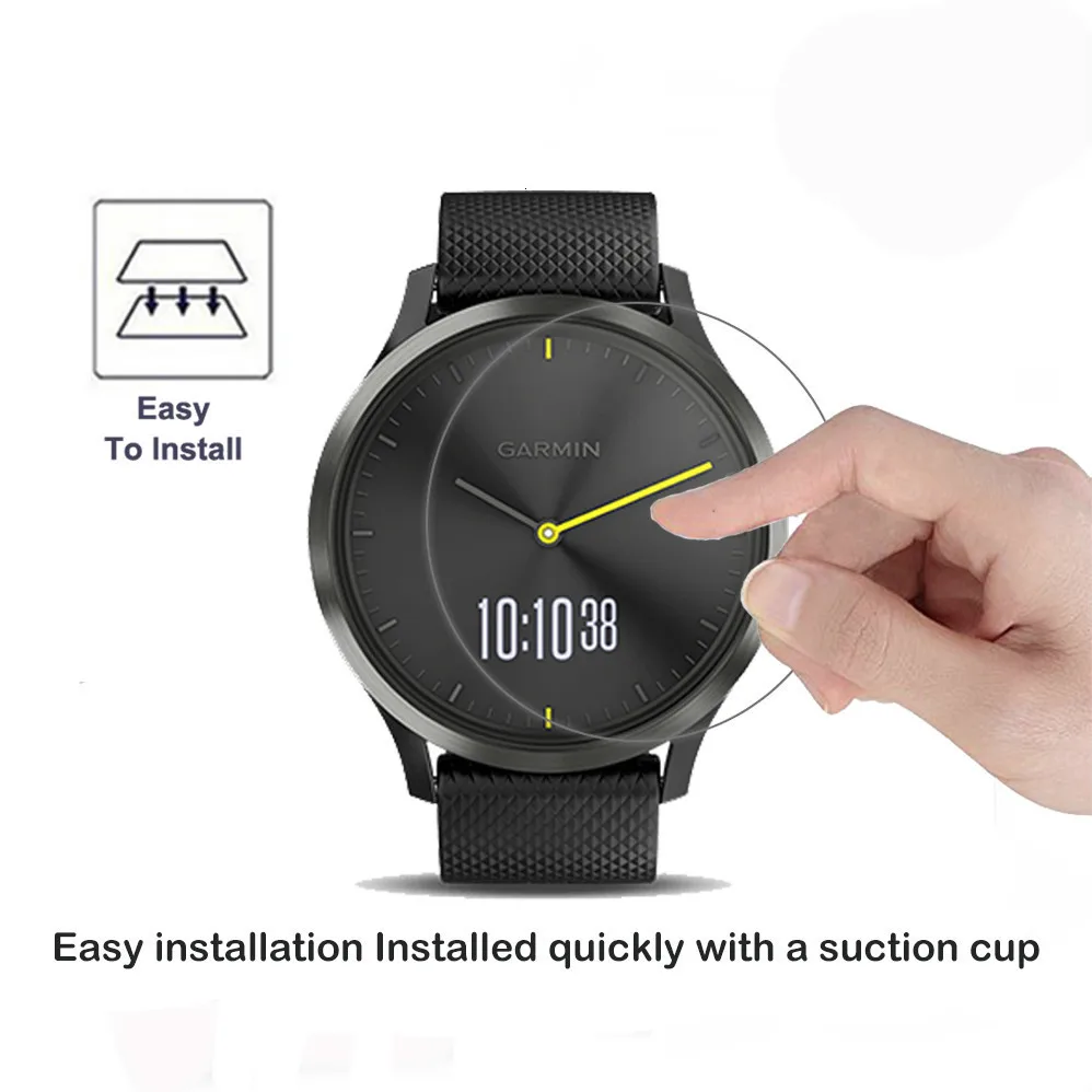 2 упаковки для Garmin Vivomove HR 0,3 мм 2.5D 9H защита экрана из закаленного стекла Ультрапрозрачная Защита от царапин для garmin
