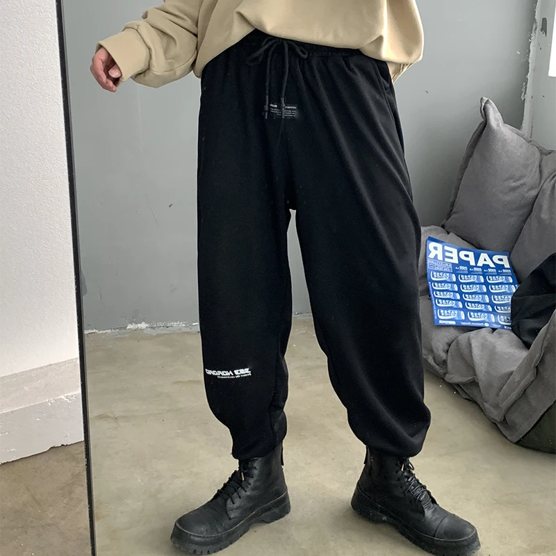 

2020 New Fashion Loose Sweatpants Men Sportswear Mens Jogger Harem Pants hip hop Sport slacks Cotton Letter men's trousers