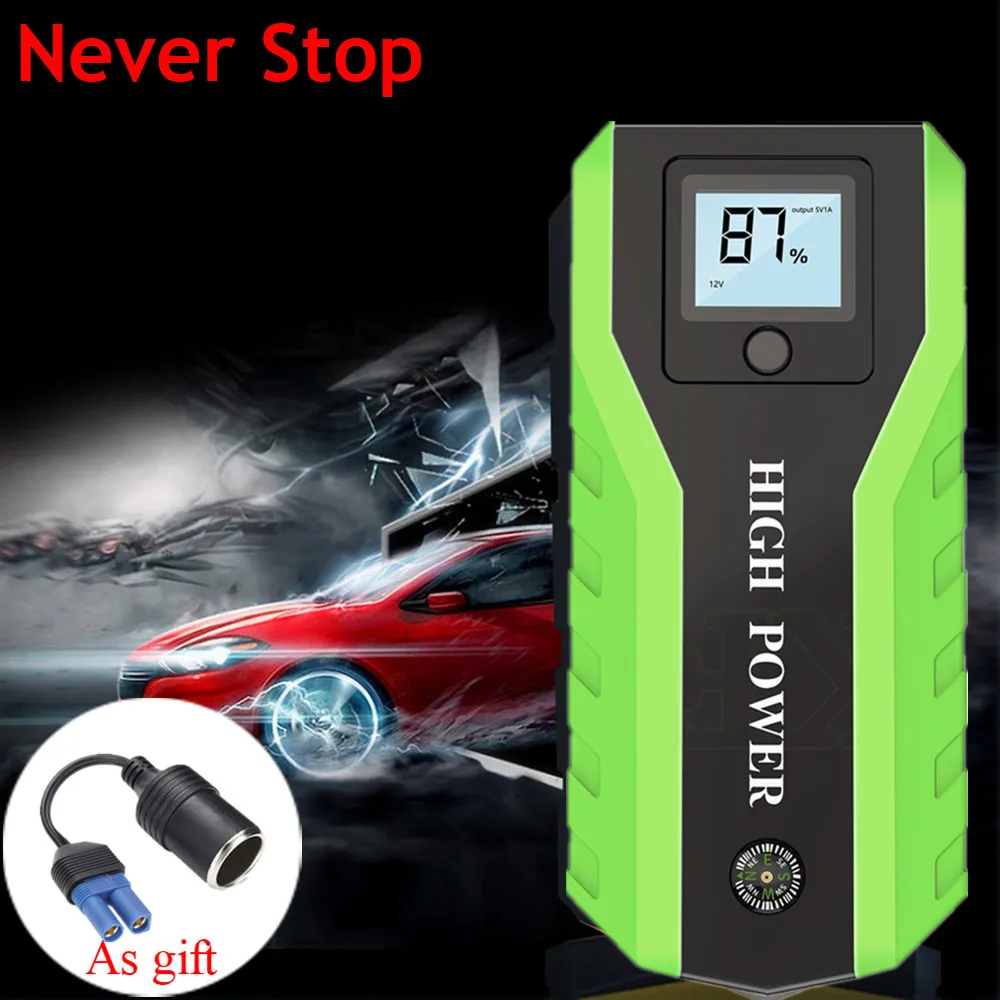 GKFLY Emergency Car Jump Starter 12V 1000a Portable Starting Device Power Bank Car Charger For Car Battery Booster Buster