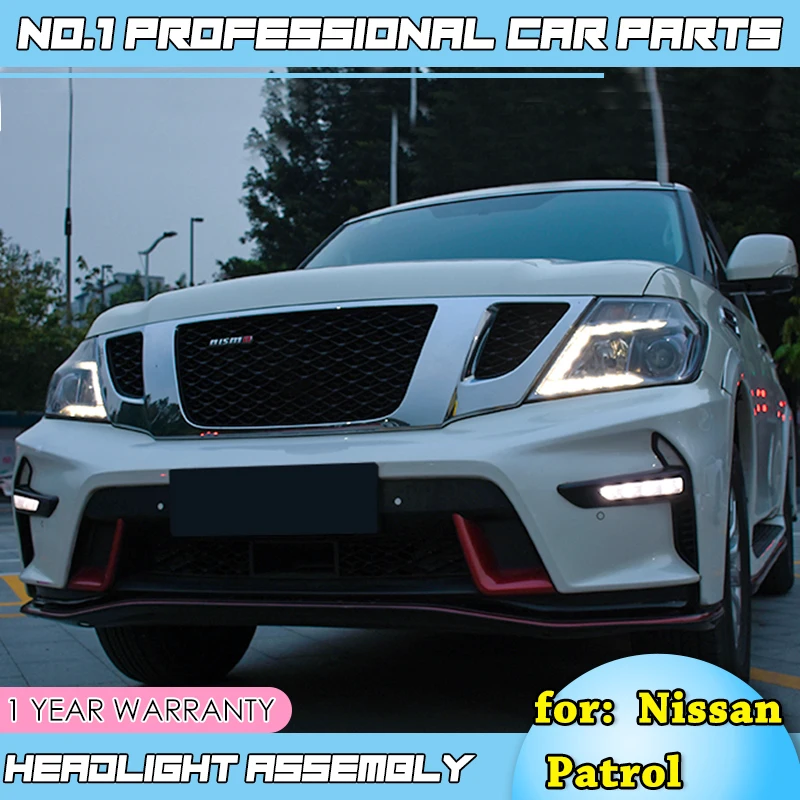 Автомобильные аксессуары для Nissan Patrol головной светильник s 2010 2016 патрулирования