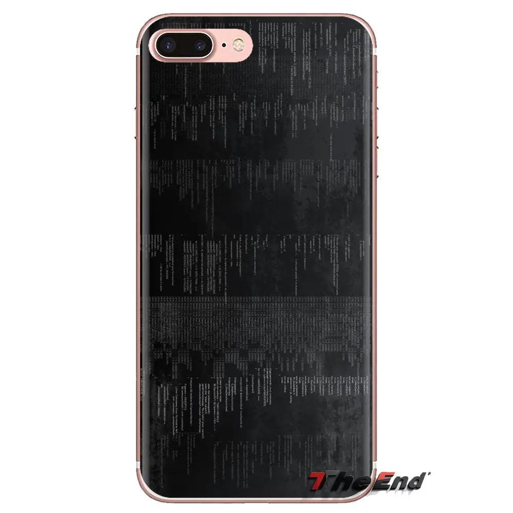 Hacker Computer code TPU Transparent Cover Bag For HTC One U11 U12 X9 M7 M8 A9 M9 M10 E9 Plus Desire 630 530 626 628 816 820 830 |