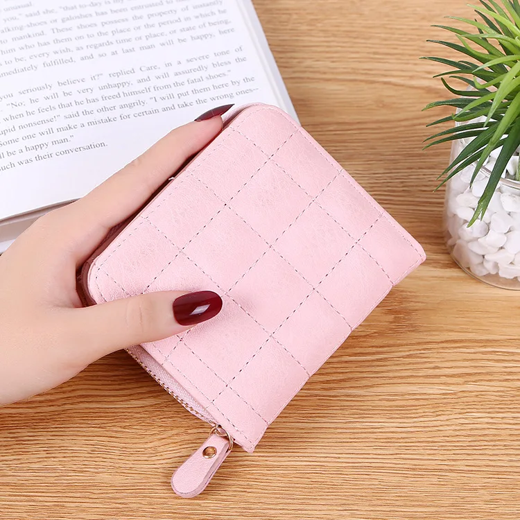 

Mini Wallet Ladies Short Zipper Cute Coin Purse Student Short Embroidered Female Wallet Purses and Handbags Luxury Designer