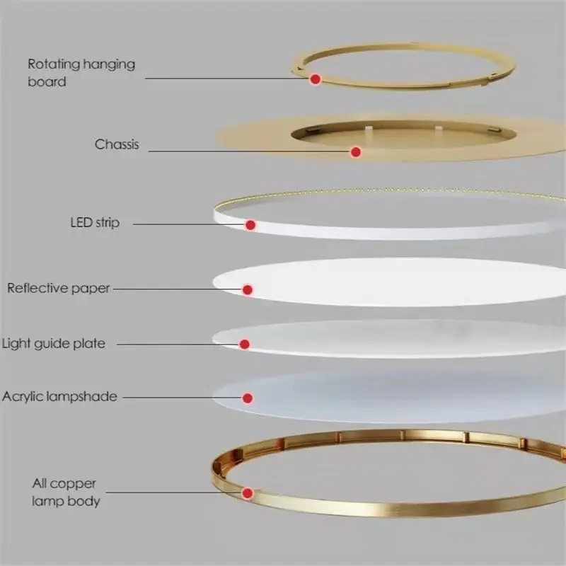 

2021 NEW All copper thin copper ceiling lamp modern minimalist room lamp aisle corridor ceiling light