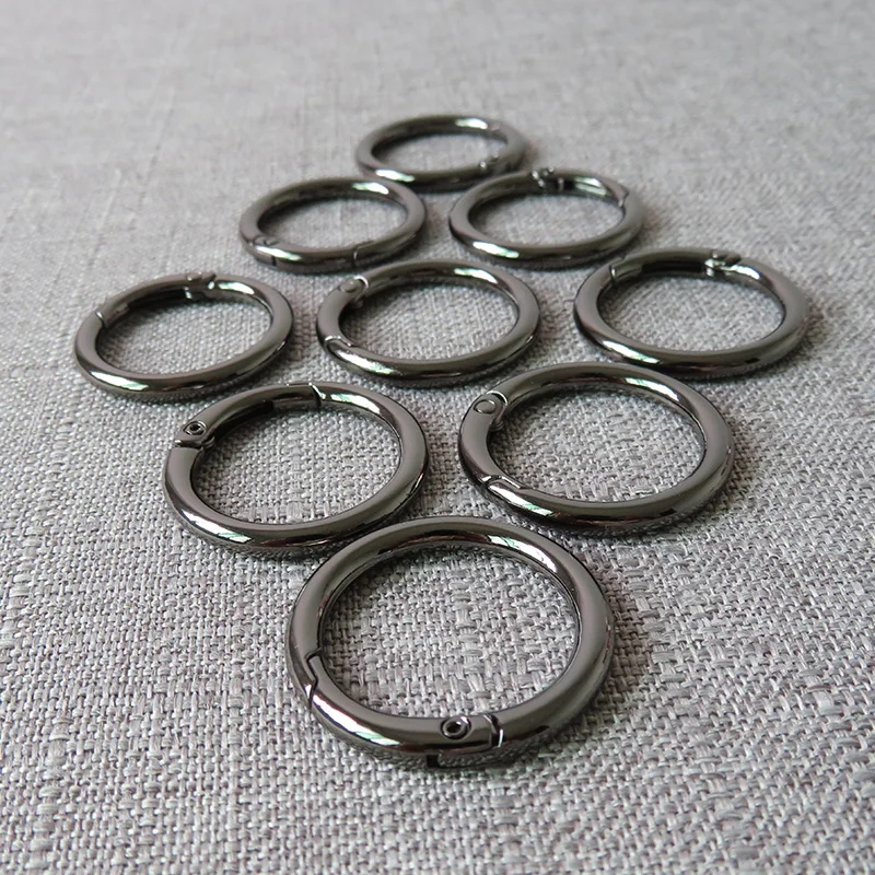 50 шт 25 мм Металлические Пружинные уплотнительные кольца открываемые Брелоки
