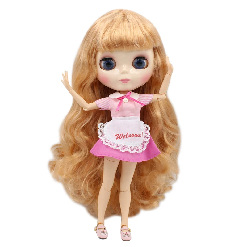 Ледяной DBS Blyth кукольные 1/6 30 см bjd BL331 светильник каштановые волосы с челкой для