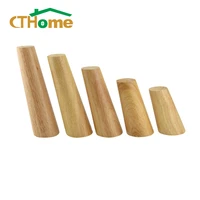4pcs solid wooden cabinet legs for furniture table foot wood sofa bed chair desk loft support anti slip feets for tv cabinet